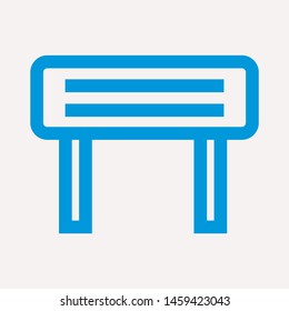 road barrier icon. Element of firefighter shop for advertising signs, mobile concept and web apps. Icon for website design and development, app development. Premium icon
