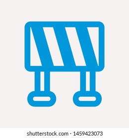 road barrier icon. Element of firefighter shop for advertising signs, mobile concept and web apps. Icon for website design and development, app development. Premium icon
