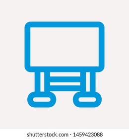 road barrier icon. Element of firefighter shop for advertising signs, mobile concept and web apps. Icon for website design and development, app development. Premium icon
