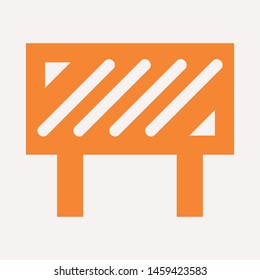 road barrier icon. Element of firefighter shop for advertising signs, mobile concept and web apps. Icon for website design and development, app development. Premium icon
