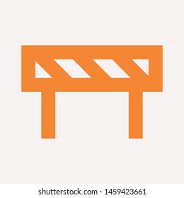 road barrier icon. Element of firefighter shop for advertising signs, mobile concept and web apps. Icon for website design and development, app development. Premium icon

