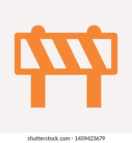 road barrier icon. Element of firefighter shop for advertising signs, mobile concept and web apps. Icon for website design and development, app development. Premium icon
