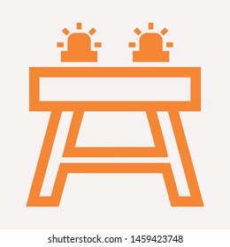 road barrier icon. Element of firefighter shop for advertising signs, mobile concept and web apps. Icon for website design and development, app development. Premium icon
