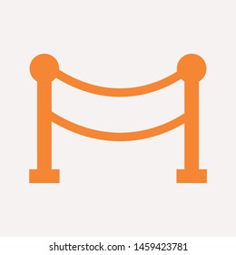 road barrier icon. Element of firefighter shop for advertising signs, mobile concept and web apps. Icon for website design and development, app development. Premium icon
