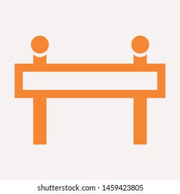 road barrier icon. Element of firefighter shop for advertising signs, mobile concept and web apps. Icon for website design and development, app development. Premium icon
