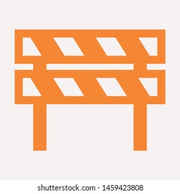 road barrier icon. Element of firefighter shop for advertising signs, mobile concept and web apps. Icon for website design and development, app development. Premium icon
