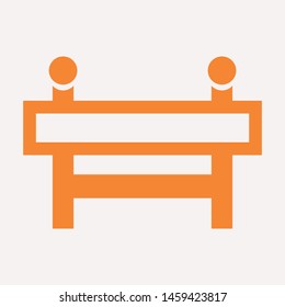 road barrier icon. Element of firefighter shop for advertising signs, mobile concept and web apps. Icon for website design and development, app development. Premium icon
