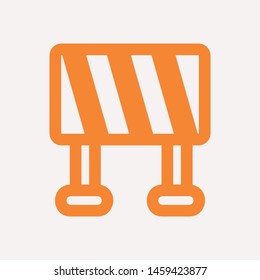 road barrier icon. Element of firefighter shop for advertising signs, mobile concept and web apps. Icon for website design and development, app development. Premium icon
