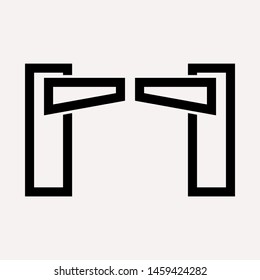 road barrier icon. Element of firefighter shop for advertising signs, mobile concept and web apps. Icon for website design and development, app development. Premium icon
