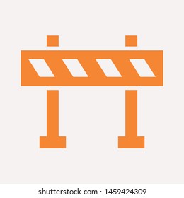 road barrier icon. Element of firefighter shop for advertising signs, mobile concept and web apps. Icon for website design and development, app development. Premium icon
