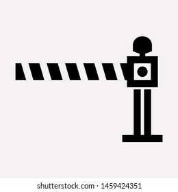 road barrier icon. Element of firefighter shop for advertising signs, mobile concept and web apps. Icon for website design and development, app development. Premium icon
