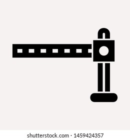 road barrier icon. Element of firefighter shop for advertising signs, mobile concept and web apps. Icon for website design and development, app development. Premium icon
