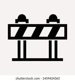 road barrier icon. Element of firefighter shop for advertising signs, mobile concept and web apps. Icon for website design and development, app development. Premium icon
