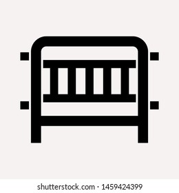 road barrier icon. Element of firefighter shop for advertising signs, mobile concept and web apps. Icon for website design and development, app development. Premium icon
