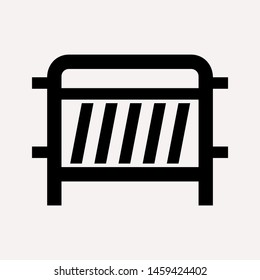 road barrier icon. Element of firefighter shop for advertising signs, mobile concept and web apps. Icon for website design and development, app development. Premium icon
