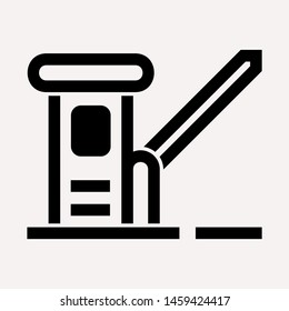 road barrier icon. Element of firefighter shop for advertising signs, mobile concept and web apps. Icon for website design and development, app development. Premium icon
