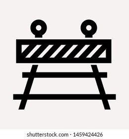road barrier icon. Element of firefighter shop for advertising signs, mobile concept and web apps. Icon for website design and development, app development. Premium icon
