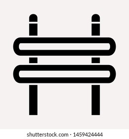 road barrier icon. Element of firefighter shop for advertising signs, mobile concept and web apps. Icon for website design and development, app development. Premium icon
