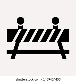 road barrier icon. Element of firefighter shop for advertising signs, mobile concept and web apps. Icon for website design and development, app development. Premium icon

