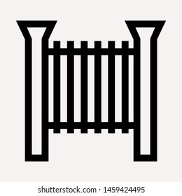 road barrier icon. Element of firefighter shop for advertising signs, mobile concept and web apps. Icon for website design and development, app development. Premium icon
