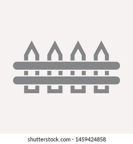 road barrier icon. Element of firefighter shop for advertising signs, mobile concept and web apps. Icon for website design and development, app development. Premium icon

