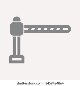 road barrier icon. Element of firefighter shop for advertising signs, mobile concept and web apps. Icon for website design and development, app development. Premium icon

