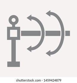 road barrier icon. Element of firefighter shop for advertising signs, mobile concept and web apps. Icon for website design and development, app development. Premium icon
