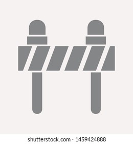 road barrier icon. Element of firefighter shop for advertising signs, mobile concept and web apps. Icon for website design and development, app development. Premium icon
