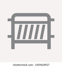 road barrier icon. Element of firefighter shop for advertising signs, mobile concept and web apps. Icon for website design and development, app development. Premium icon
