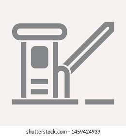 road barrier icon. Element of firefighter shop for advertising signs, mobile concept and web apps. Icon for website design and development, app development. Premium icon
