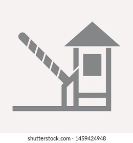 road barrier icon. Element of firefighter shop for advertising signs, mobile concept and web apps. Icon for website design and development, app development. Premium icon
