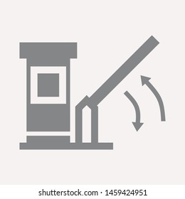 road barrier icon. Element of firefighter shop for advertising signs, mobile concept and web apps. Icon for website design and development, app development. Premium icon
