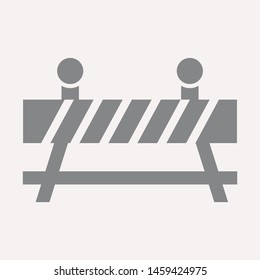road barrier icon. Element of firefighter shop for advertising signs, mobile concept and web apps. Icon for website design and development, app development. Premium icon
