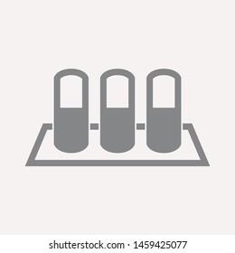 road barrier icon. Element of firefighter shop for advertising signs, mobile concept and web apps. Icon for website design and development, app development. Premium icon
