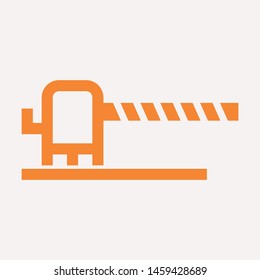 road barrier icon. Element of firefighter shop for advertising signs, mobile concept and web apps. Icon for website design and development, app development. Premium icon
