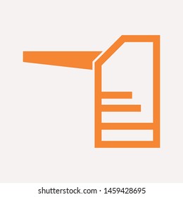 road barrier icon. Element of firefighter shop for advertising signs, mobile concept and web apps. Icon for website design and development, app development. Premium icon
