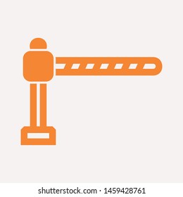 road barrier icon. Element of firefighter shop for advertising signs, mobile concept and web apps. Icon for website design and development, app development. Premium icon
