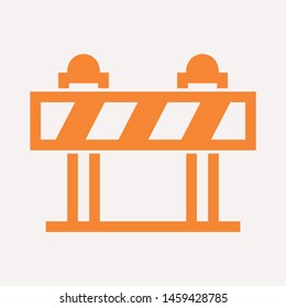 road barrier icon. Element of firefighter shop for advertising signs, mobile concept and web apps. Icon for website design and development, app development. Premium icon
