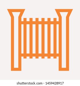 road barrier icon. Element of firefighter shop for advertising signs, mobile concept and web apps. Icon for website design and development, app development. Premium icon
