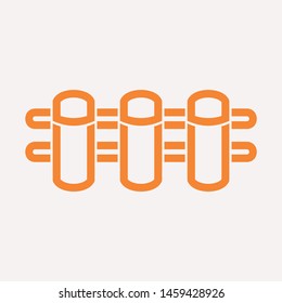 road barrier icon. Element of firefighter shop for advertising signs, mobile concept and web apps. Icon for website design and development, app development. Premium icon

