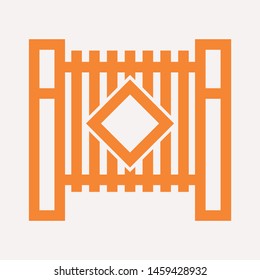 road barrier icon. Element of firefighter shop for advertising signs, mobile concept and web apps. Icon for website design and development, app development. Premium icon
