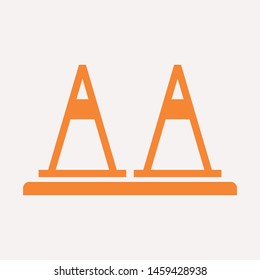 road barrier icon. Element of firefighter shop for advertising signs, mobile concept and web apps. Icon for website design and development, app development. Premium icon
