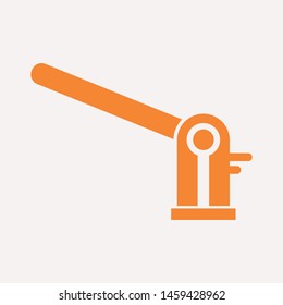 road barrier icon. Element of firefighter shop for advertising signs, mobile concept and web apps. Icon for website design and development, app development. Premium icon
