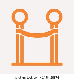 road barrier icon. Element of firefighter shop for advertising signs, mobile concept and web apps. Icon for website design and development, app development. Premium icon
