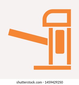 road barrier icon. Element of firefighter shop for advertising signs, mobile concept and web apps. Icon for website design and development, app development. Premium icon

