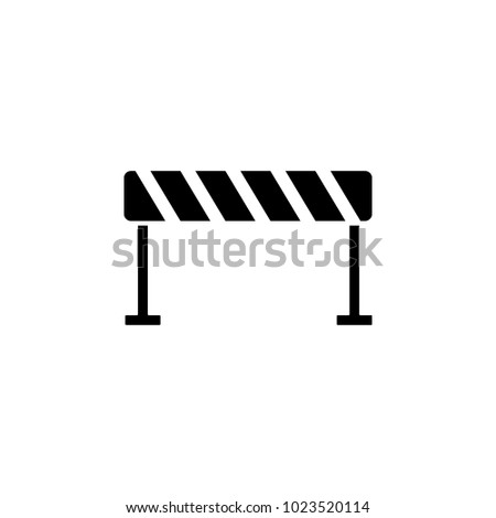 road barrier icon. Element of firefighter shop for advertising signs, mobile concept and web apps. Icon for website design and development, app development. Premium icon on white background