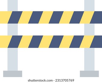 Road Barrier icon vector image. Suitable for mobile application web application and print media.