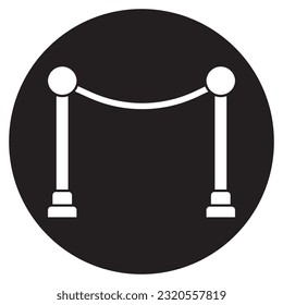 road barrier icon vector template illustration logo design