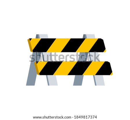 Similar – Image, Stock Photo road block Roadblock