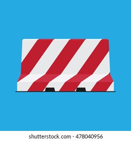 Road barrier vector